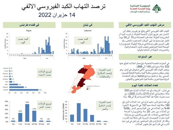 ترصد التهاب الكبد الفيروسي الألفي في لبنان
