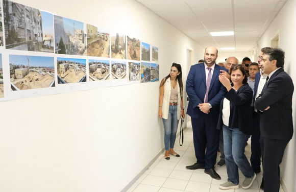 Nassereldine and Al-Sulaiti Inspecte the New Building of Karantina Hospital