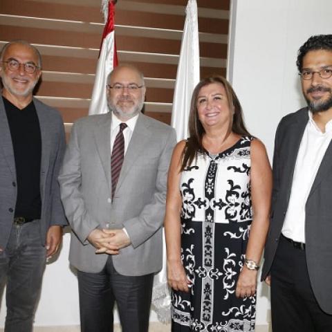 Minister Abiad Received Representatives of the Health Sector from the Lebanese Private Sector Network