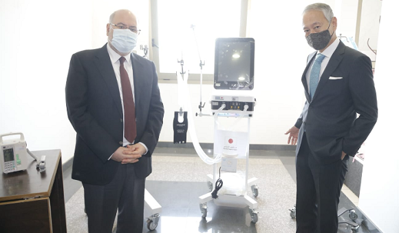 Abiad Received a Donation of Equipment and Solar Energy Systems From Japan