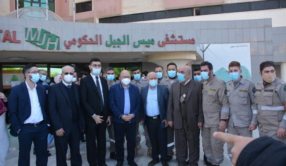 Abiad during his Visit to Mays El Jabal Hospital: We are Working to Support the Governmental Hospitals