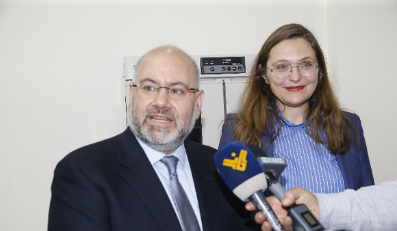 Minister Abiad Receives from the Ambassador of Denmark 429,000 Doses of Moderna Vaccine