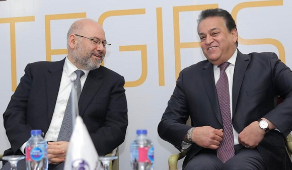 Minister Abiad Met with his Egyptian Counterpart and the WHO Regional Director in Cairo