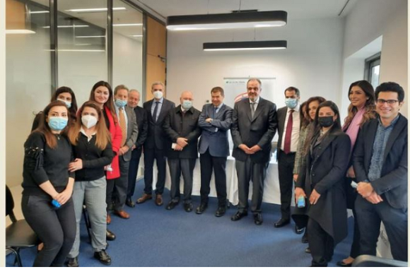 Ministers Abiad and Boujikian Visited Benta Industries in Dbayeh and Algorithm Company in Zekrit