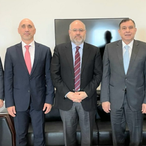 The Minister of Public Health Met with the President of Beirut Arab University