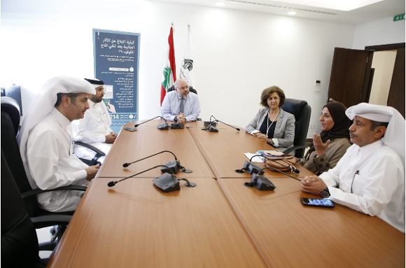 Minister Abiad and the Qatari Delegation Discussed Qatar's Initiatives to Support Lebanon's Healthcare Sector