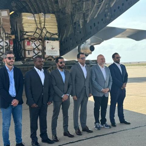 A New Batch of Qatari Aid Arrives