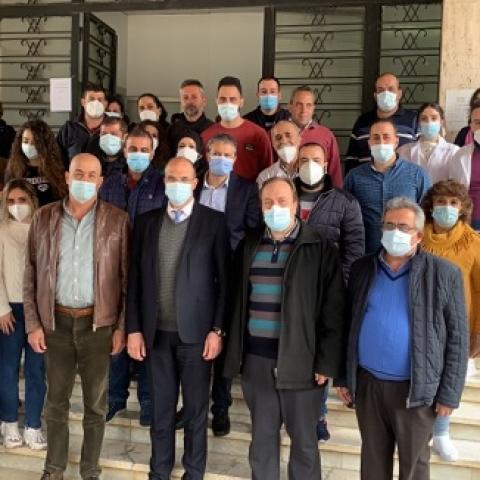 Minister Hasan Visits Kherbet Kanafar Governmental Hospital