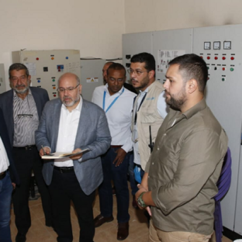 Abiad and a Delegation of International Organizations Visit Arsal Camps and Hermel Governmental Hospital