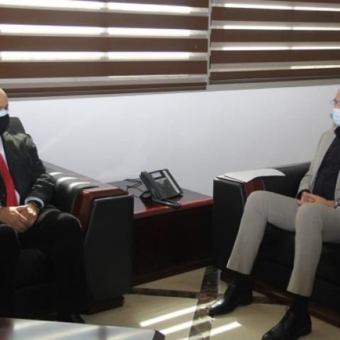 Hasan Held an Assessment Meeting with the World Bank Regional Director for the Mashreq Department