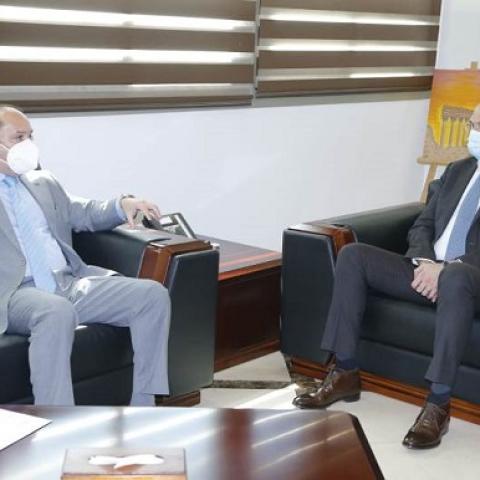 The Cuban Ambassador and Minister Hasan Discussed Lebanon's Participation in Vaccine Clinical Trials