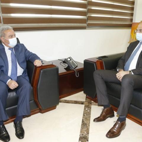 Minister Hasan and Musharrafieh Follow up on Lebanon's Vaccination Plan