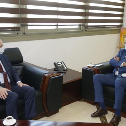Minister Hasan and the Turkish Ambassador Discussed Ways to Promote Mutual Cooperation