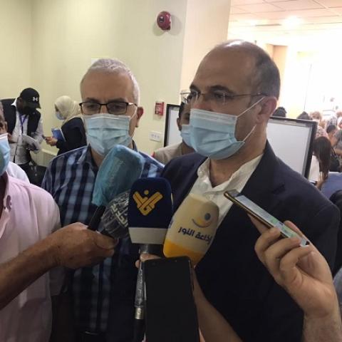 Hasan Visits Zahleh Hospital: The Pfizer Marathon Will also Take Place in other Governorates