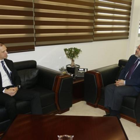 Abiad and the British Ambassador Discussed Projects to Support the Health Sector