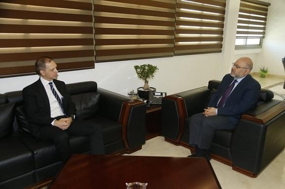 Abiad and the British Ambassador Discussed Projects to Support the Health Sector