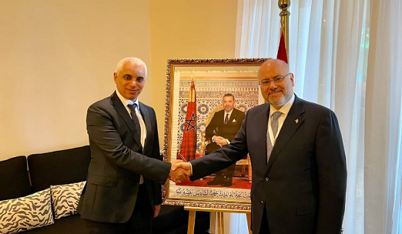 Abiad and His Moroccan Counterpart Discussed Ways to Strengthen Bilateral Cooperation