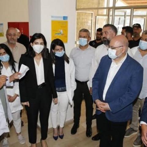 Abiad Visits Hasbaya Hospital: Let's Work together in the Interest of the Citizen
