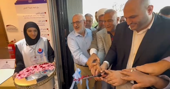 Nassereddine at the Opening of a PHC Center in Ghaziyeh