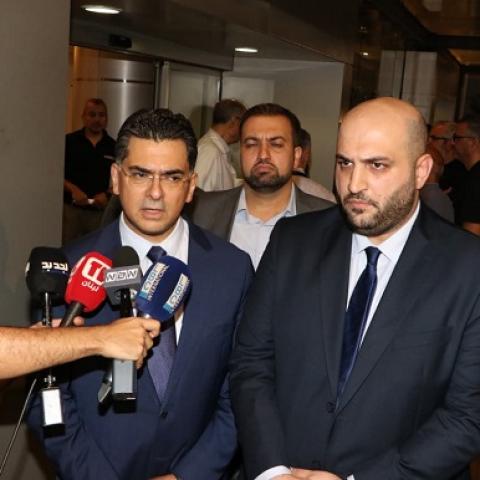 Nassereddine and Morcos Visit the Injured Amani Sharara at AUBMC