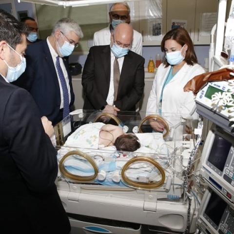 Press Conference on the First and Successful Surgery to Separate a Conjoined Twins at The AUB