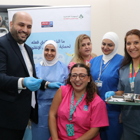 Nassereddine Launches the Influenza Vaccination Campaign at Hariri Hospital