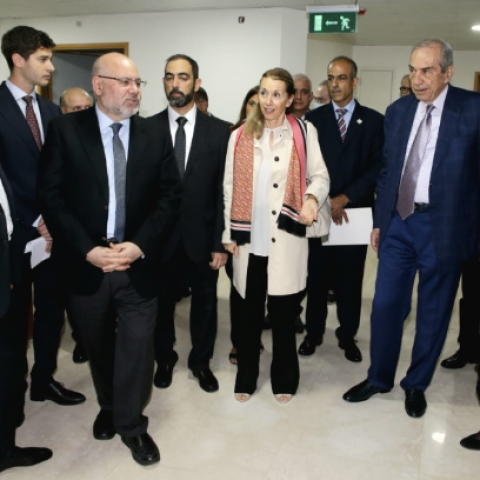 Minister Abiad and the Italian Ambassador Oversee the Rehabilitation Works at Baabda Hospital