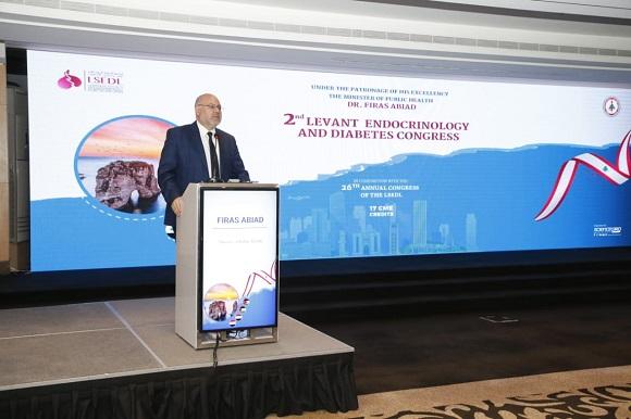 الأبيض افتتح مؤتمر المشرق العربي للغدد والسكري: ضرورة إرساء تعاون صحي عربي في مواجهة التحديات المشتركة