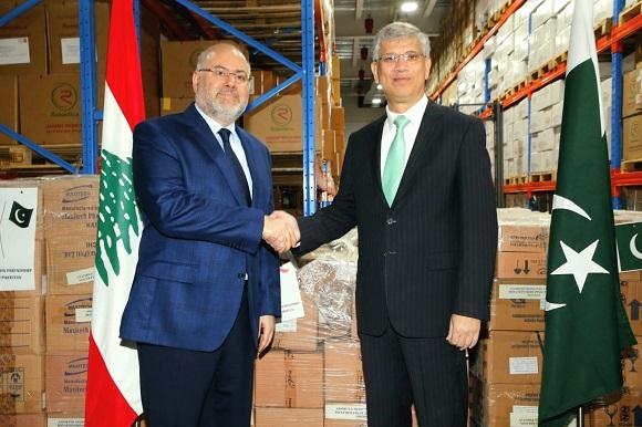 Minister Abiad Receives a Donation of Medicines from Pakistan