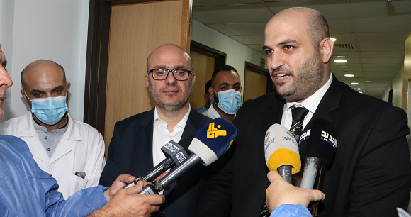 Nassereddine Visits Two Adult Patients Who Underwent Kidney Transplants for the First Time with Full Coverage