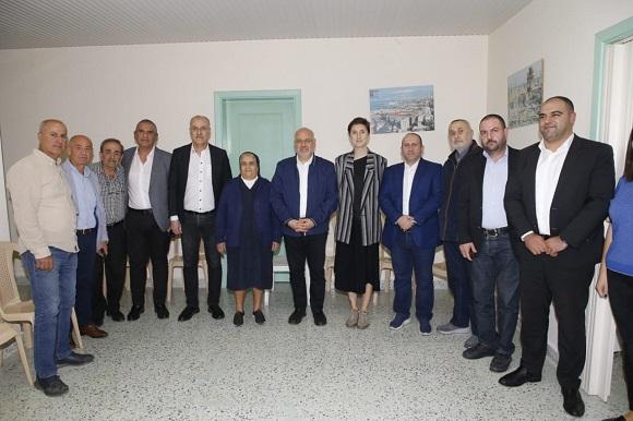 Abiad Concludes his Tour in Iqlim Al-Kharroub Noting the Solidarity Shown by the Lebanese in Light of this Crisis