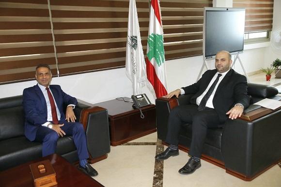 ناصر الدين استقبل سفير سلطنة عمان