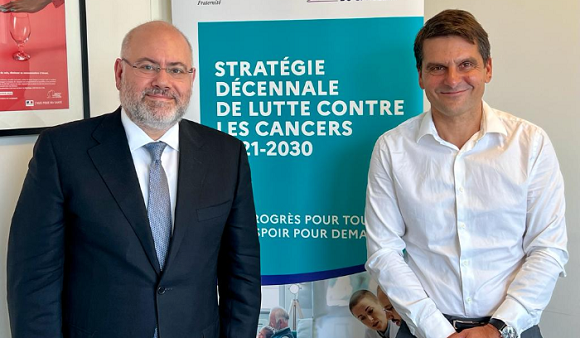 Minister Abiad Concluded his Visit to Paris with Meetings about the Cancer Plan and Digital Transformation