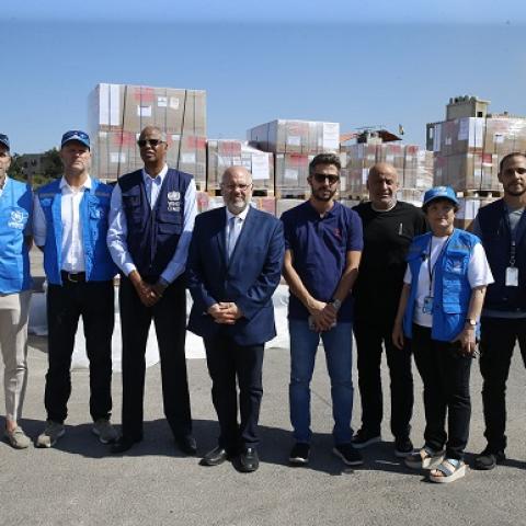 Abiad Receives at the Airport a Shipment of International Medicines and Medical Supplies