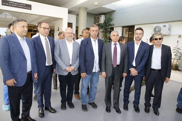 الابيض جال في مستشفيي نبيه بري وراغب حرب والتقى محافظ النبطية