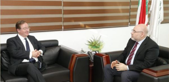Minister Abiad and The British Ambassador Discussed the Country's Health Challenges