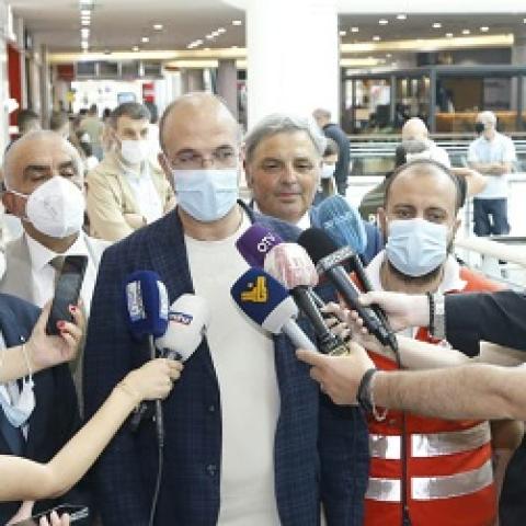 Minister Hasan Inaugurates a Mega Vaccination Center, the Largest in the Country