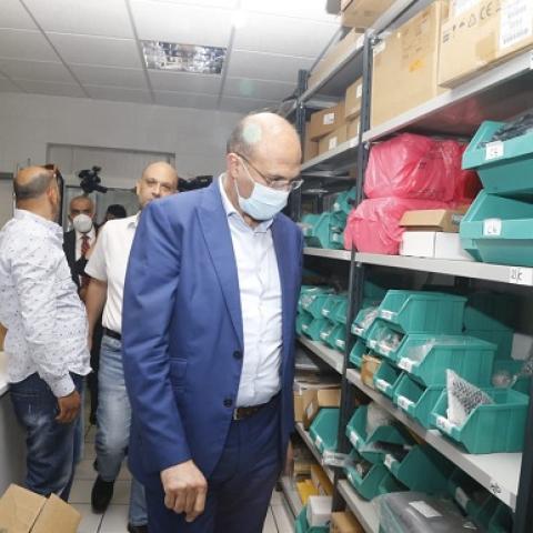 Minister Hasan Raided  Warehouses of Kidney Dialysis Supplies