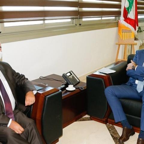 Hasan Discusses Ways to Save Hasbaya Hospital from Financial Collapse