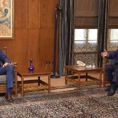 Berri Met with Hasan and The Director General of the Economy Ministry