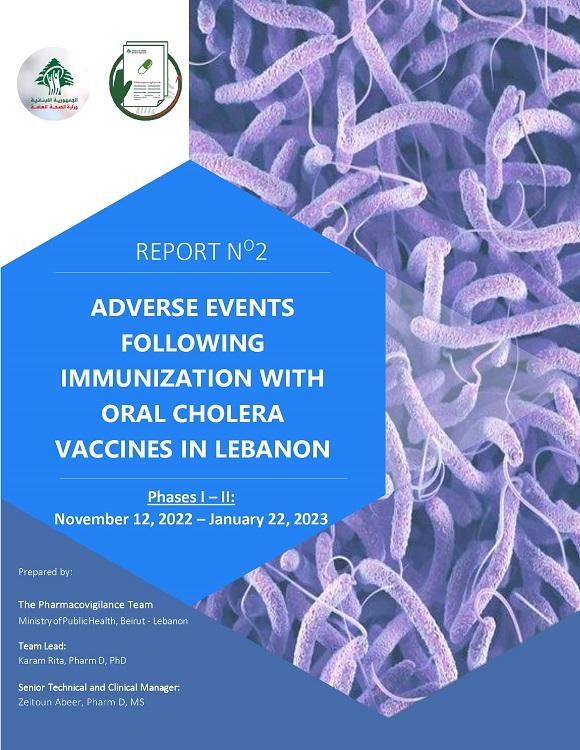 Adverse Events Following Immunization Monitoring-Oral Cholera Vaccines-Lebanon-Phase I - II