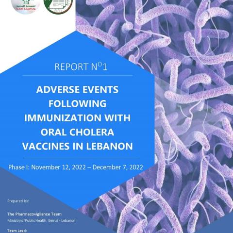 Adverse Events Following Immunization Monitoring-Oral Cholera Vaccines-Lebanon- Phase I