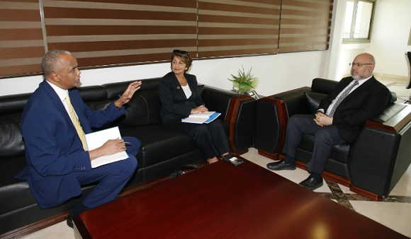 Minister Abiad Met with a Delegation of the WHO to Discuss the Latest Updates on Cholera Outbreak