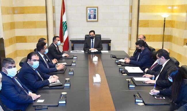 دياب استقبل وزير الصحة العراقي واكد أهمية تطوير إطار التعاون