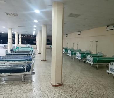 A Field Hospital for Patients with Cholera Starts to Operate