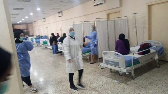 A Field Hospital for Patients with Cholera Starts to Operate