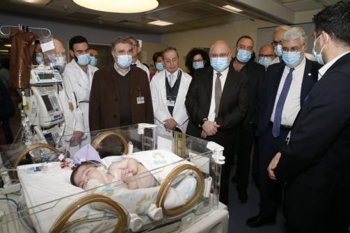 Press Conference on the First and Successful Surgery to Separate a Conjoined Twins at The AUB