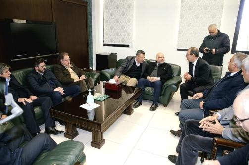 Minister Abiad Visits Nabih Berri Governmental University Hospital in Nabatieh