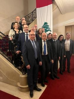 Minister Abiad Held a Series of Meetings During his Visit to France