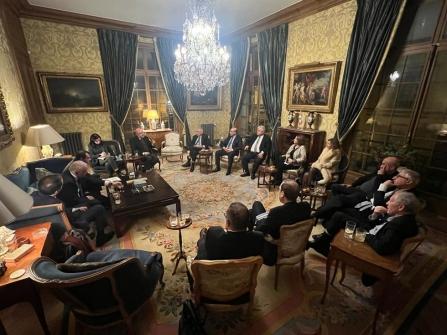 Minister Abiad Held a Series of Meetings During his Visit to France